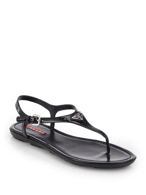 prada t-strap sandals|prada sandals for women.